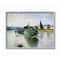 Stupell Industries Monet Classic Countryside Homes Lake Landscape Gray Framed Wall Art
